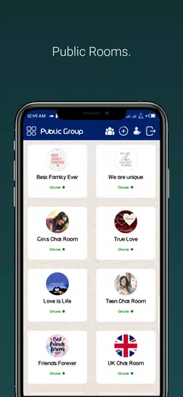 UK Chat - Group Chat Rooms स्क्रीनशॉट 0