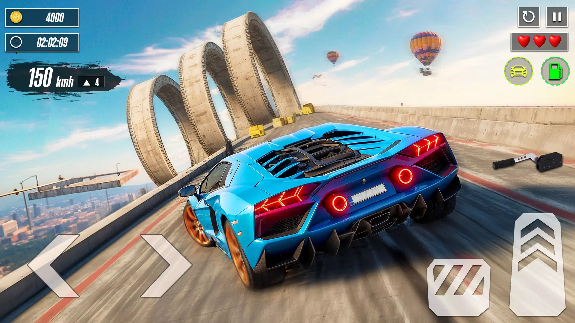 Mega Ramp Stunt: GT Car Racing 螢幕截圖 3
