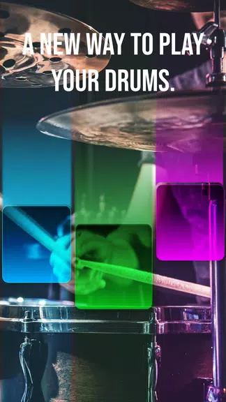 Drum Tiles: drumming game Ảnh chụp màn hình 0