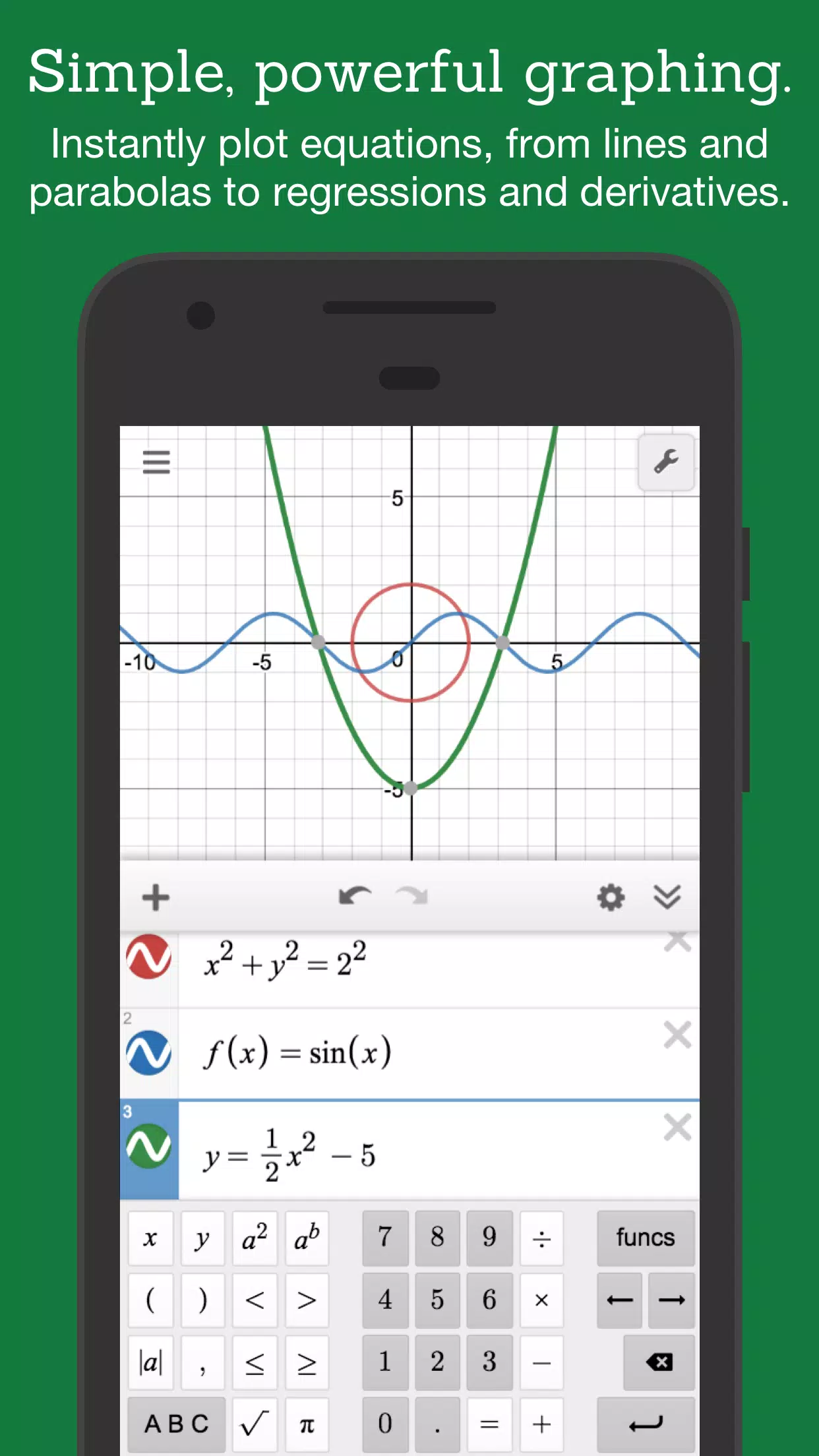 Desmos 繪圖計算機 螢幕截圖 0
