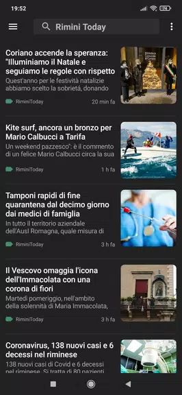 Schermata Rimini Notizie 1
