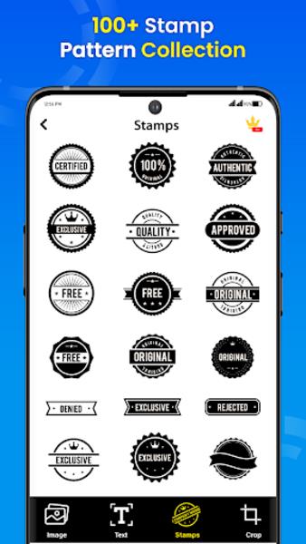 Stamp Maker – Image Watermark ဖန်သားပြင်ဓာတ်ပုံ 1