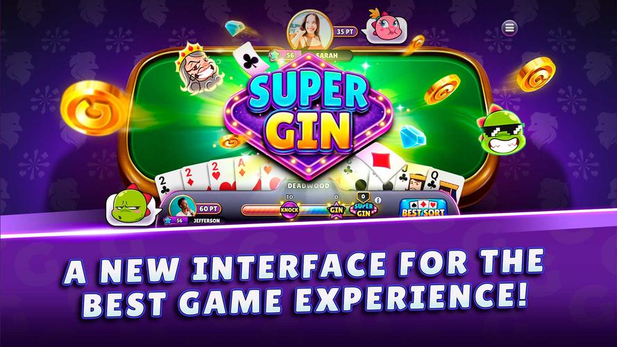 Gin Rummy Super - Card Game Captura de pantalla 2