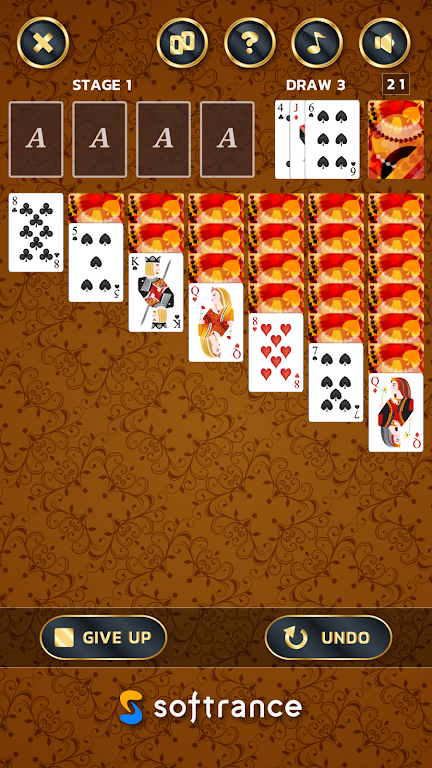 Klondike Solitaire - Free Playing Card Game 螢幕截圖 0