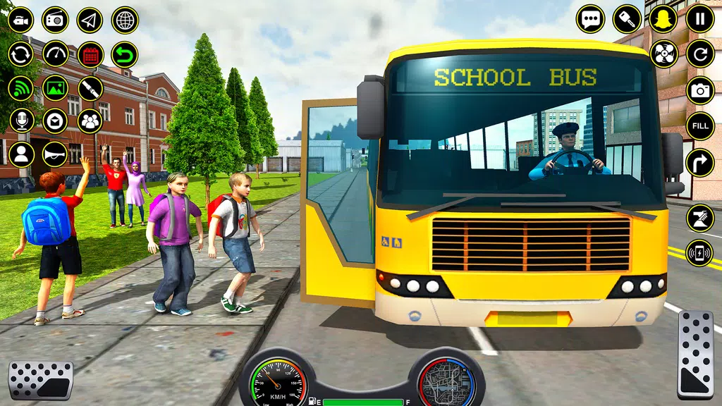 School Bus Coach Driver Games Screenshot 1