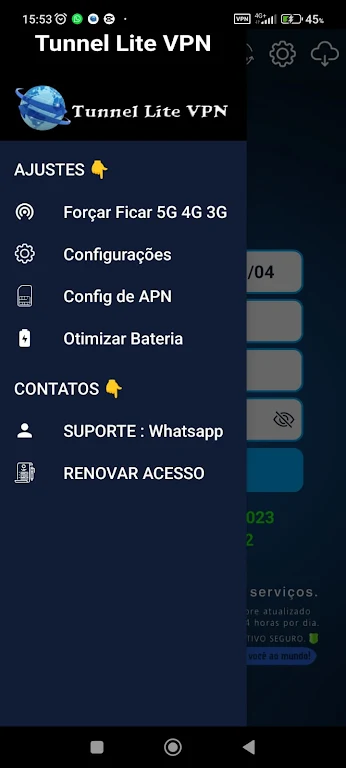 Tunnel Lite VPN Screenshot 1