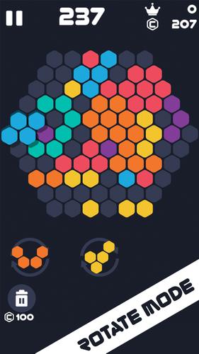 Hexa Brick: Hexagon Block 1010 Captura de tela 0