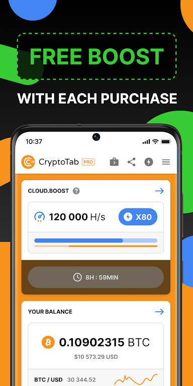 CryptoTab Browser Pro Mod Zrzut ekranu 0