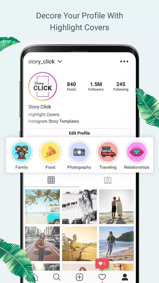 StoryClick - highlight story a 스크린샷 1