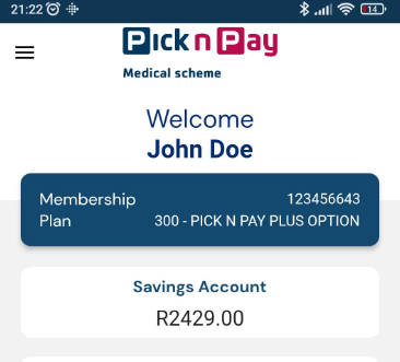 Schermata PicknPay 1