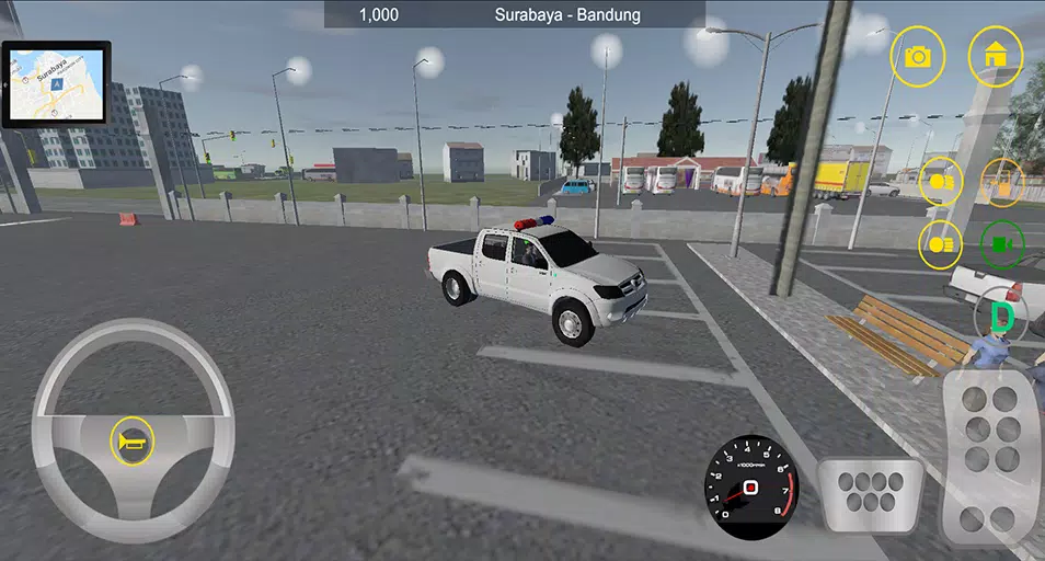 Pickup Police drive Game 3D Zrzut ekranu 2