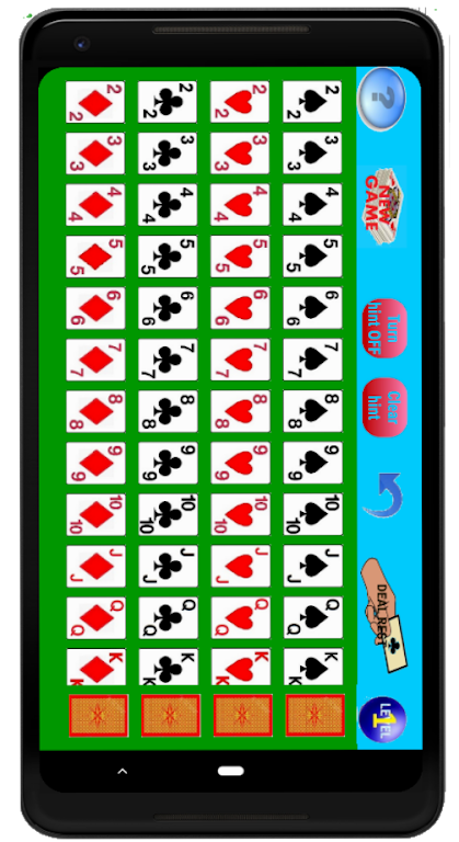 Differerent Solitaire game 스크린샷 1