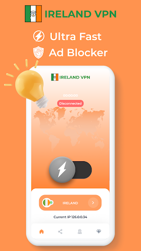 Ireland VPN - Private Proxy スクリーンショット 1