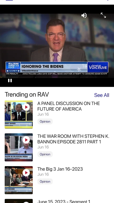 Real America’s Voice News Screenshot 0