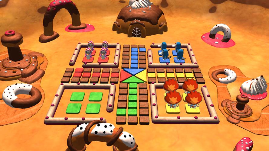Ludo 3D Multiplayer Captura de tela 1