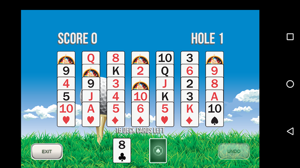 Golf Solitaire 18 Captura de tela 1