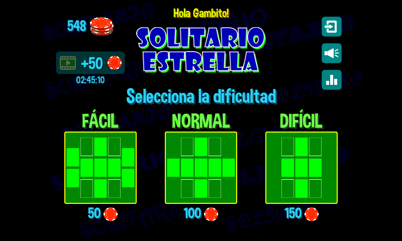 Solitario Estrella Screenshot 2