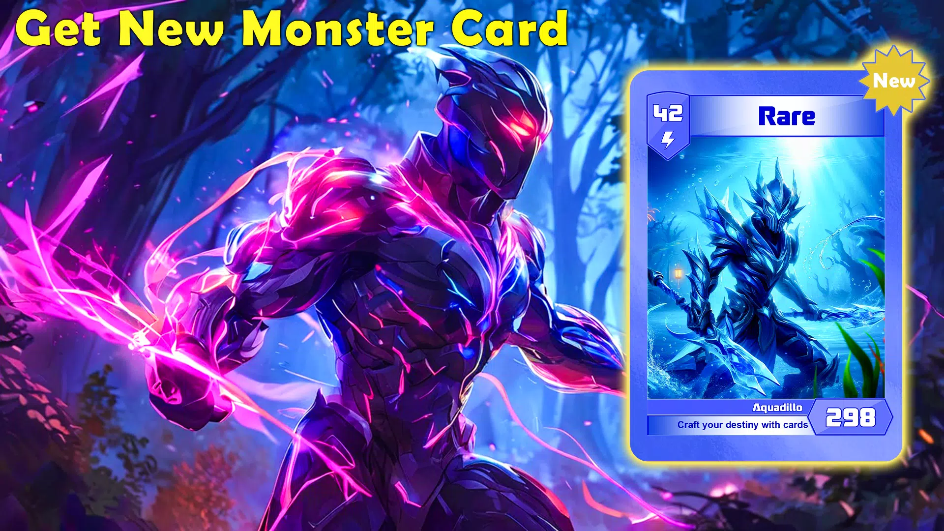 Monsters Card Collector Game 螢幕截圖 0
