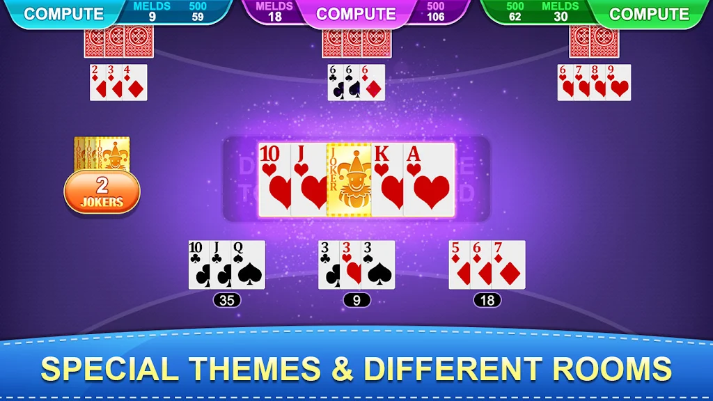 Rummy - Gin Rummy Card Games Ekran Görüntüsü 2
