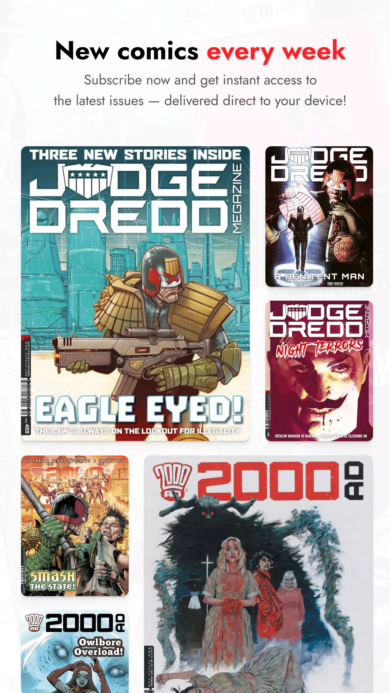 2000 AD Comics and Judge Dredd スクリーンショット 3