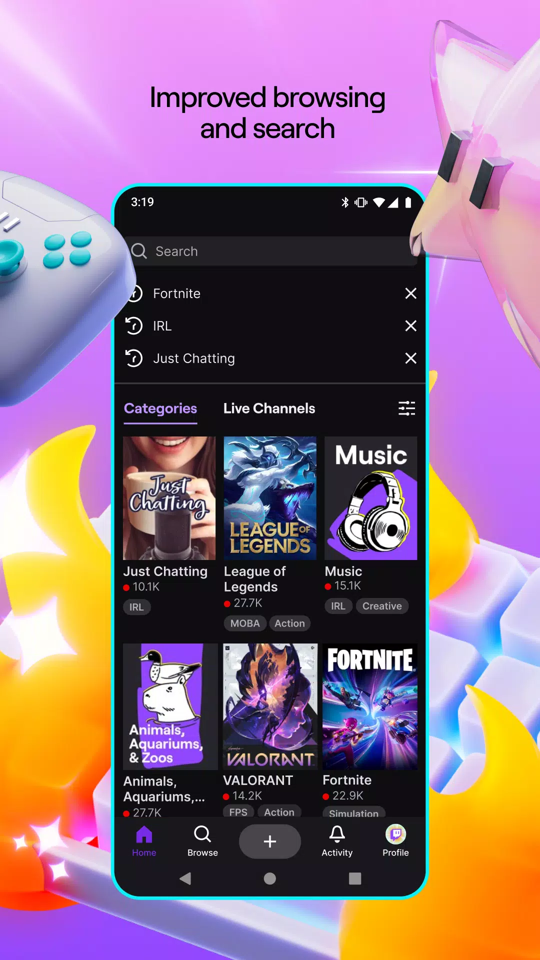 Twitch: emisiones en directo Captura de pantalla 2