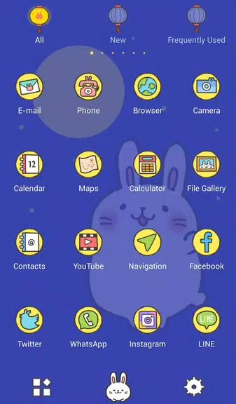 Moon Rabbit Theme Screenshot 2