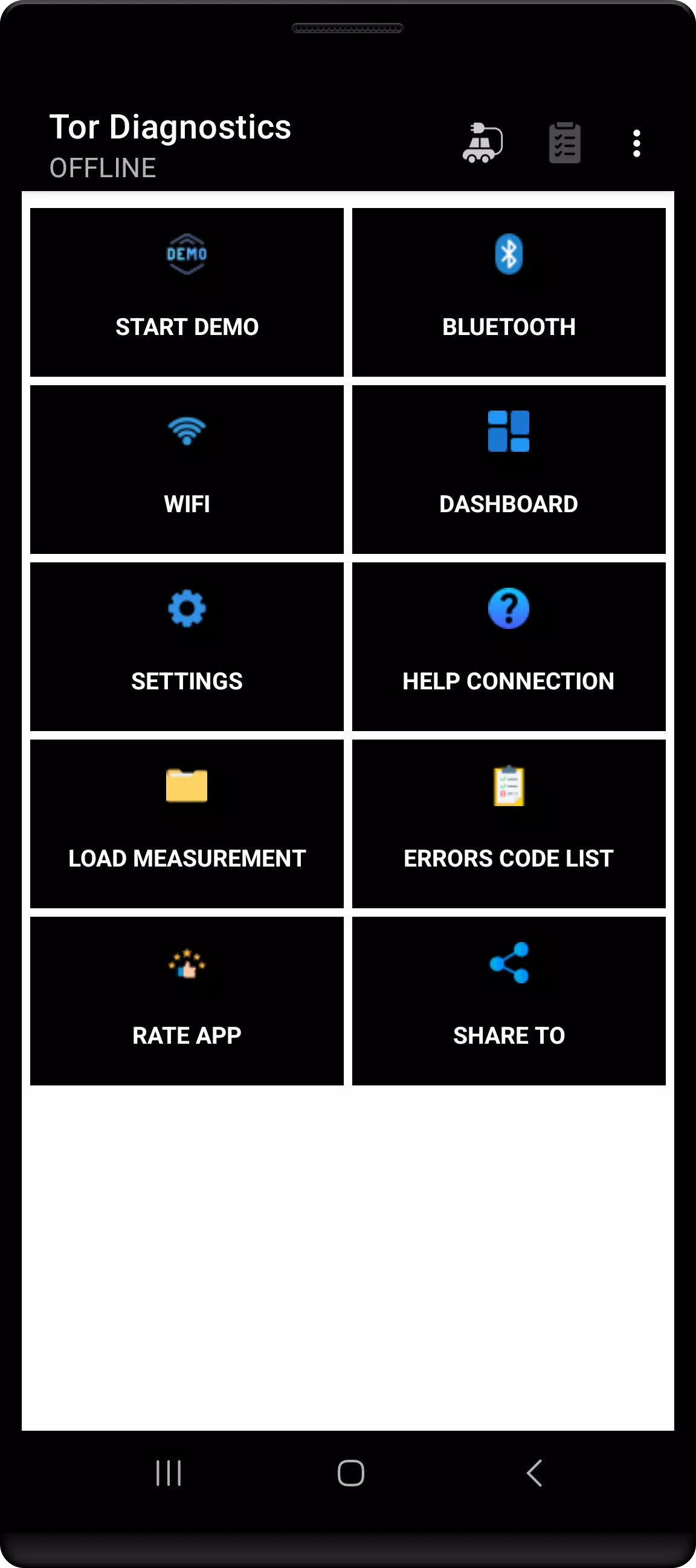 Tor OBD2 Diagnostics Capture d'écran 0