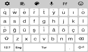 Turkish Language keyboard 202 スクリーンショット 1