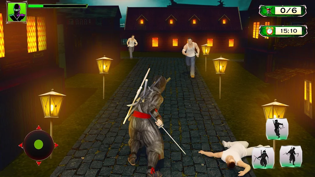 Ninja Hero Assassin Samurai Pirate Fight Shadow 스크린샷 1