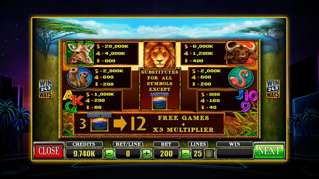 SLOT African Simba Screenshot 3