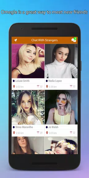 Omegle Video Chat App Ekran Görüntüsü 1