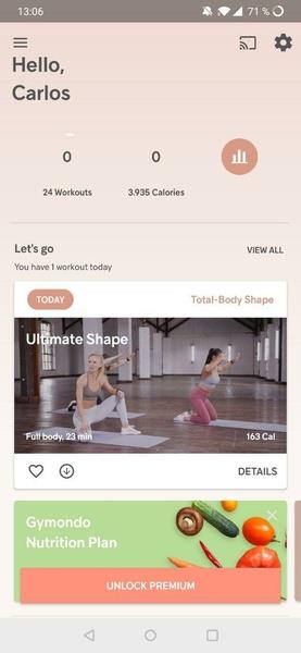 Gymondo: Fitness & Yoga スクリーンショット 0