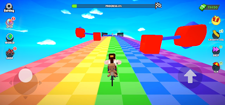 Blocky Bike Master Schermafbeelding 0