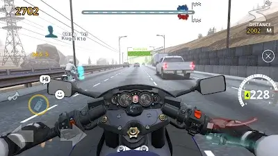 Racing Motorist : Bike Game Ekran Görüntüsü 2