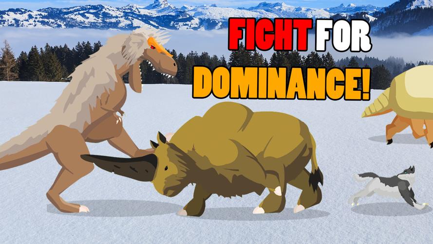 T-Rex Fights Ice Age Beasts スクリーンショット 3