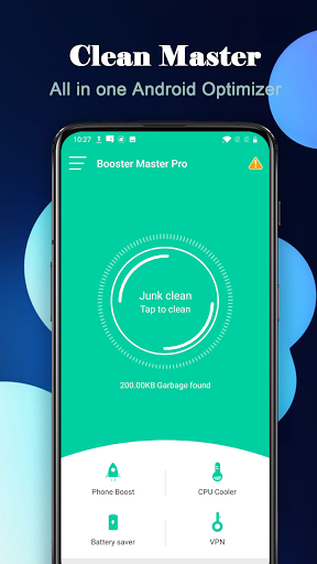 Booster Master Pro- Booster, Cleaner，Fast VPN ဖန်သားပြင်ဓာတ်ပုံ 0
