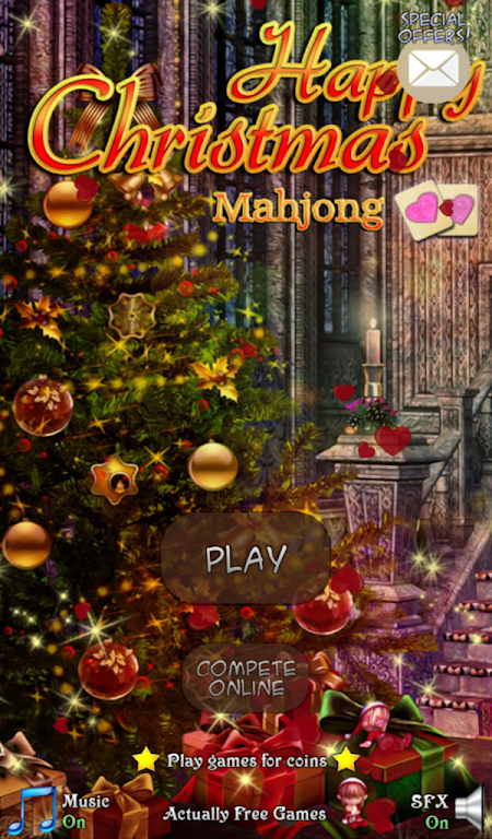 Hidden Mahjong Happy Christmas 螢幕截圖 0