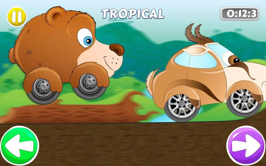 Racing car game for kids স্ক্রিনশট 0