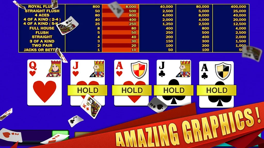 All American & Double Bonus - VIDEO POKER Capture d'écran 3