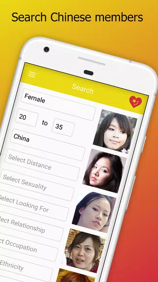 China Date - Chinese Dating & Beijing Chat & Asia 스크린샷 2