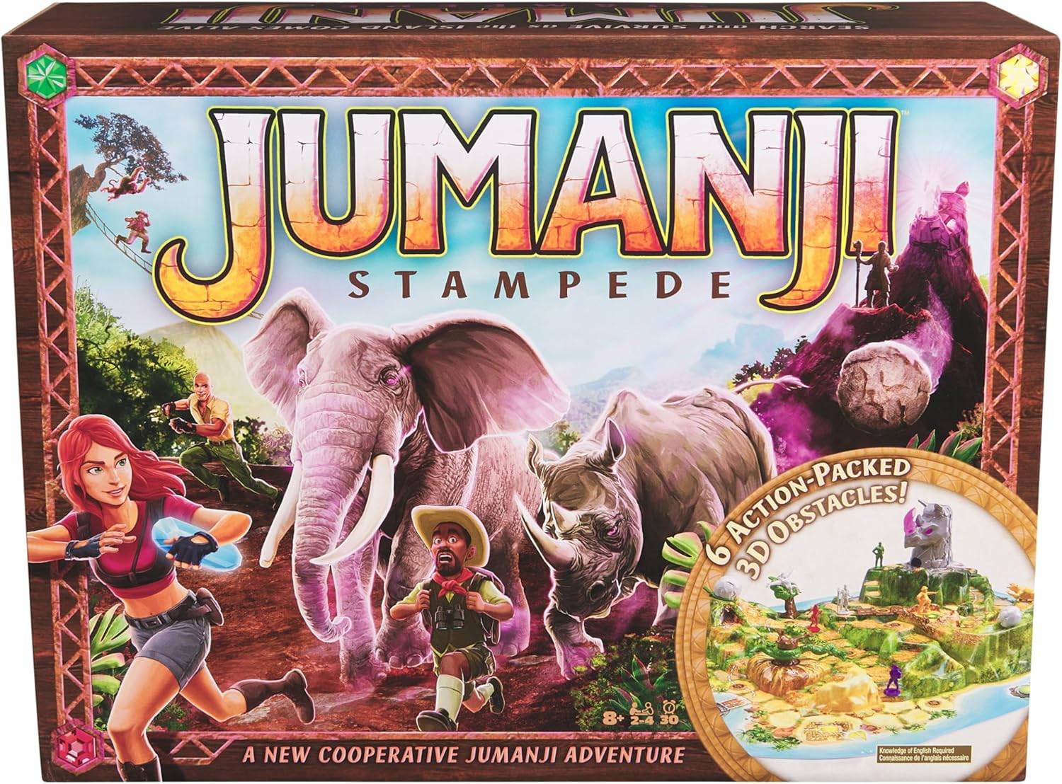 Ang laro ng kooperatiba ng board jumanji stampede ay ibinebenta sa halagang $ 9