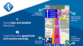 Schermata MapFactor Navigator 3