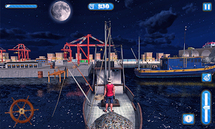 Big Fishing Ship Simulator 3D Скриншот 0