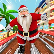 Subway Santa Claus Runner Xmas