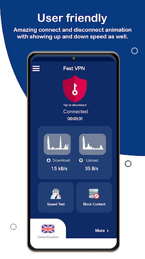 Fast VPN Proxy - Safe Internet Ảnh chụp màn hình 1