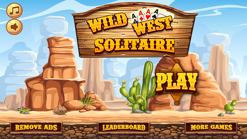 Wild West Tri Peaks Solitaire应用截图第0张