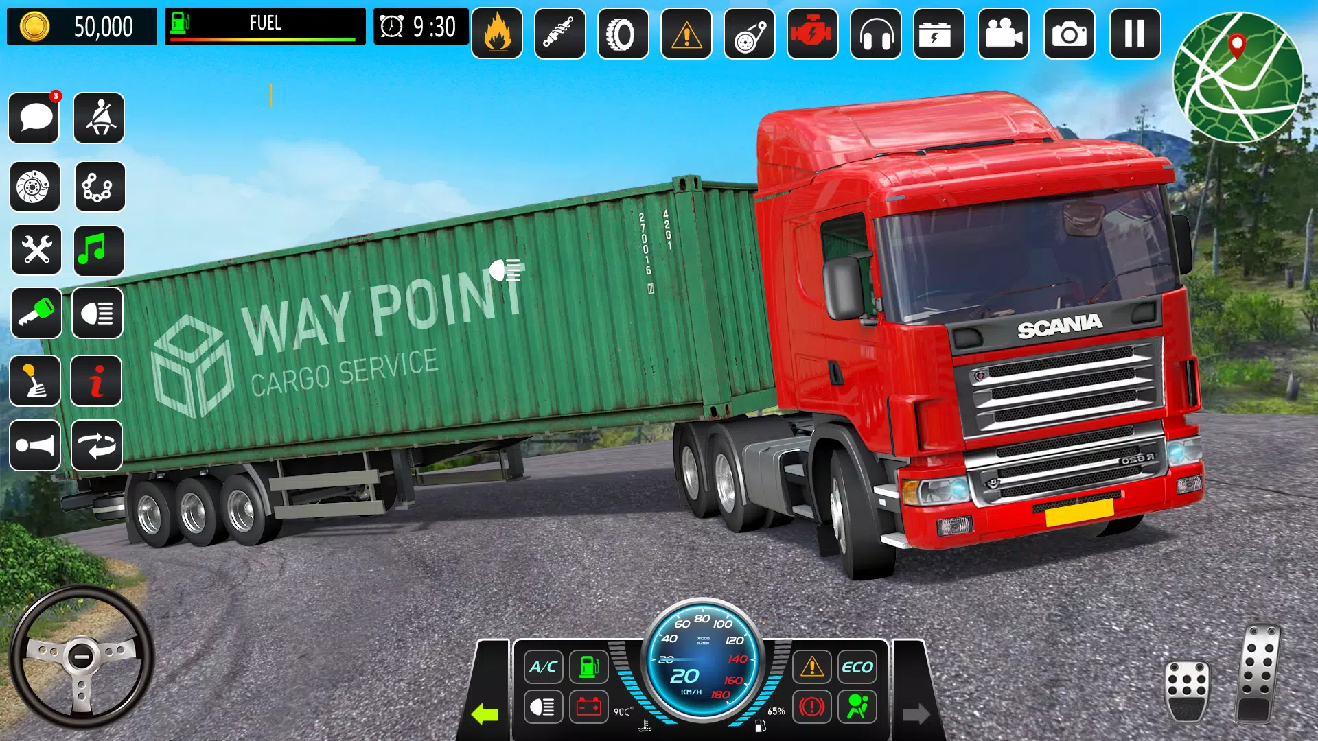 Mountain Truck Driving Games ဖန်သားပြင်ဓာတ်ပုံ 1