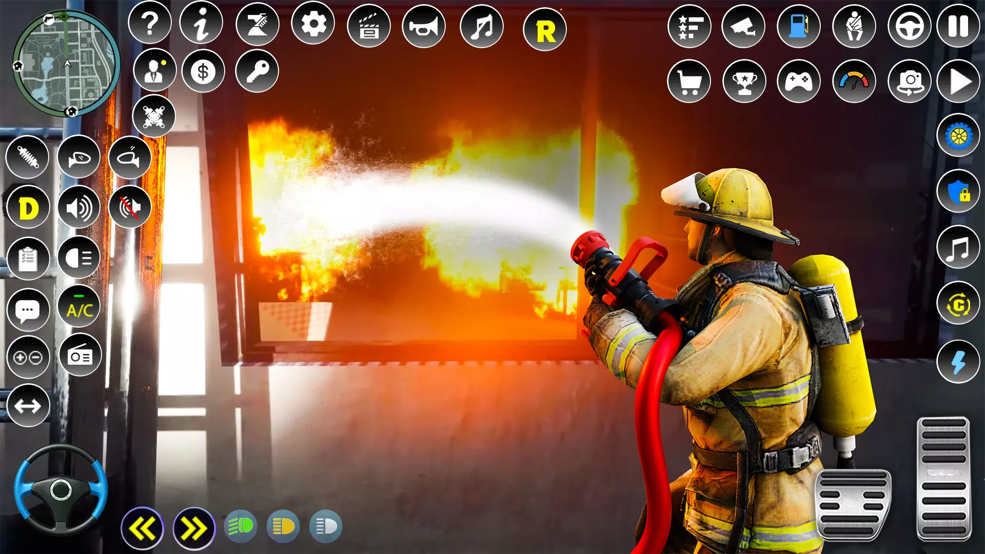 Firefighter :Fire Brigade Game ဖန်သားပြင်ဓာတ်ပုံ 3