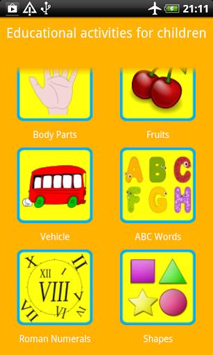 Educational activities for kid Screenshot 2