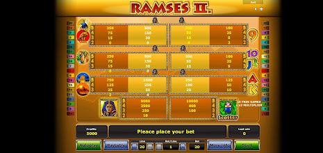 Ramses Casino Slot Zrzut ekranu 2